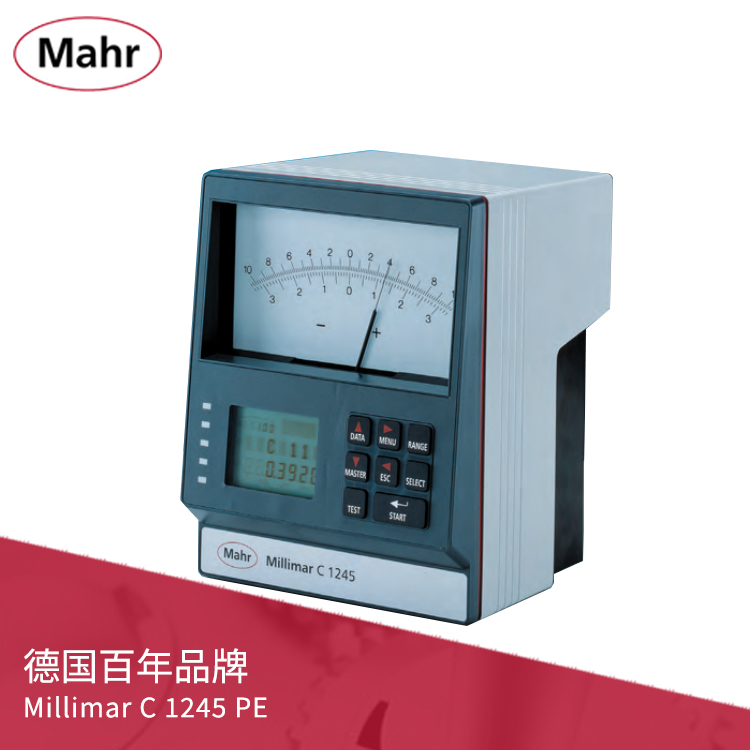 机械指针式放大器气动量仪(单或双标准测系统)Millimar C 1245 PE