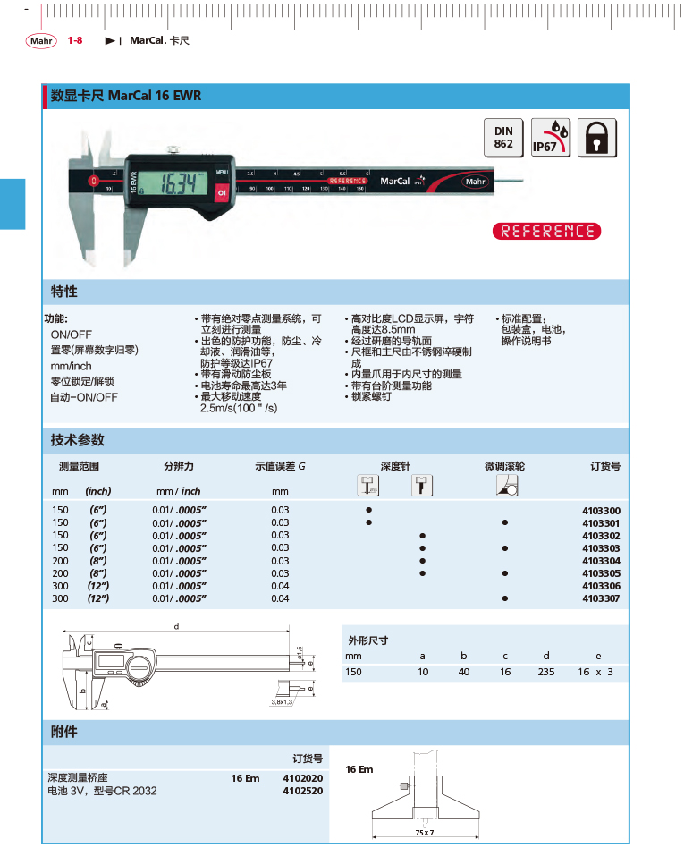 雷竞技免费下载
2018马尔 Mahr catalog-32