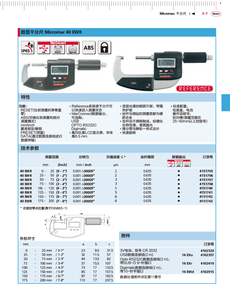 雷竞技免费下载
2018马尔 Mahr catalog-89